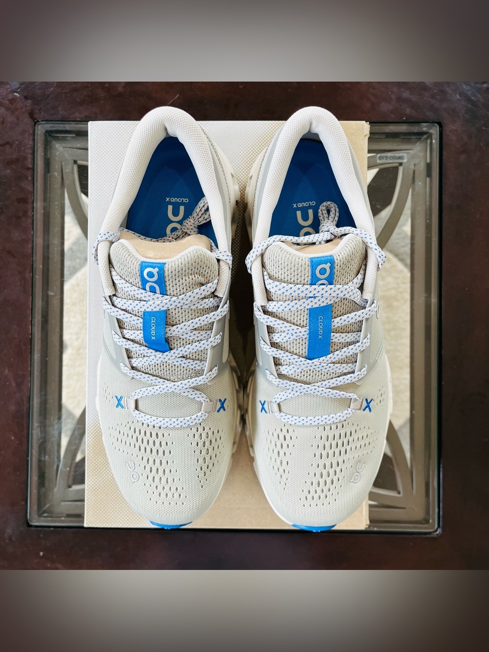 On Cloud X 5 Men’s Running Shoes Brume/Pearl NEW Training Sneakers 3MG30085098 - Picture 4 of 8